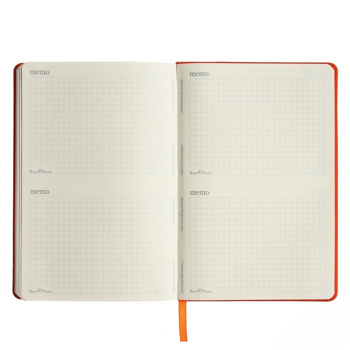 Ежедневник недатированный А5, 160 листов MEGAPOLIS VELVET, твёрдая обложка, искусственная кожа, ляссе, на резинке, тонированный блок 70 г/м2, оранжевый