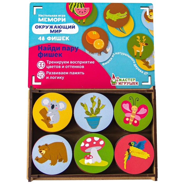 Настольная игра &laquo;Мемори. Окружающий мир&raquo;