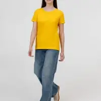 Футболка E190 женская желтая, размер XS