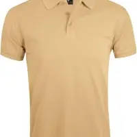 Рубашка-поло Prime Men, бежевая, размер 5XL