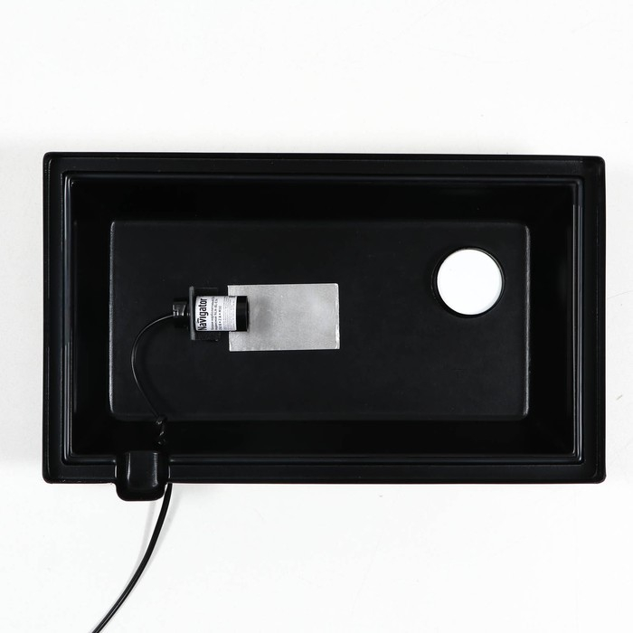 Аквариум "Прямоугольный" с крышкой, 30 литров, 40 х 23 х 32/37 см, беленый дуб