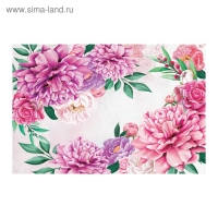 Наклейка виниловая для кухни &laquo;Пионы&raquo;, интерьерная, 60 х 90 см