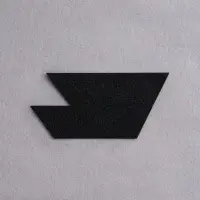 Основа Velkro M для крепления шевронов на липучке, черная