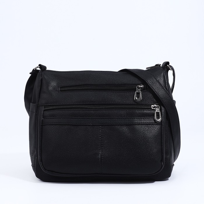 Сумка-мешок на молнии, цвет чёрный Сумка-мешок на молнии, цвет чёрный