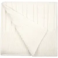 Шарф Knit Beat, белый (молочный)