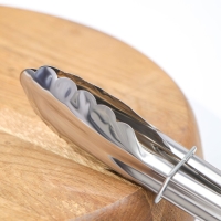 Щипцы кухонные Доляна «Лист», 21,5 см, цвет серебристый Щипцы кухонные Доляна «Лист», 21,5 см, цвет серебристый