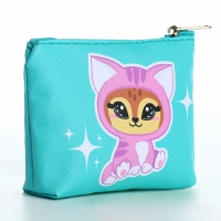 Кошелек детский "Милые зверята" МИКС, 11х0,5х8,5 см