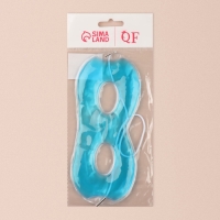 Гелевая маска для области вокруг глаз, 17 &times; 7,5 см, цвет голубой