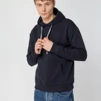 Толстовка с капюшоном Unit Kirenga Heavy темно-синяя, размер XS