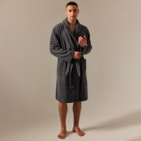 Халат махровый мужской SL HOME: Basic "Гри Сандре", размер M, 100% хлопок, 420 г/м2 Халат махровый мужской SL HOME: Basic "Гри Сандре", размер M, 100% хлопок, 420 г/м2