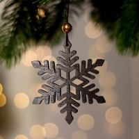 Новогодняя подвеска с подсветкой &laquo;Снежинка&raquo; 7&times;8&times;19 см