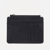 Картхолдер с отделом для монет, TEXTURA, цвет чёрный