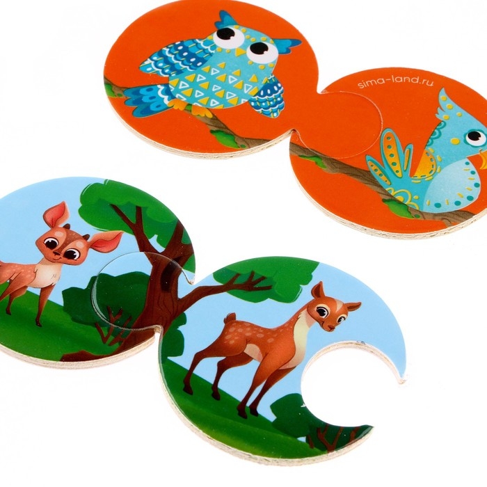 Пазлы логические 3 в 1 &laquo;&lrm;Мама, папа и малыш&raquo;&lrm;