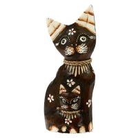 Сувенир дерево "Кошка с котенком" 4,5х8х20 см