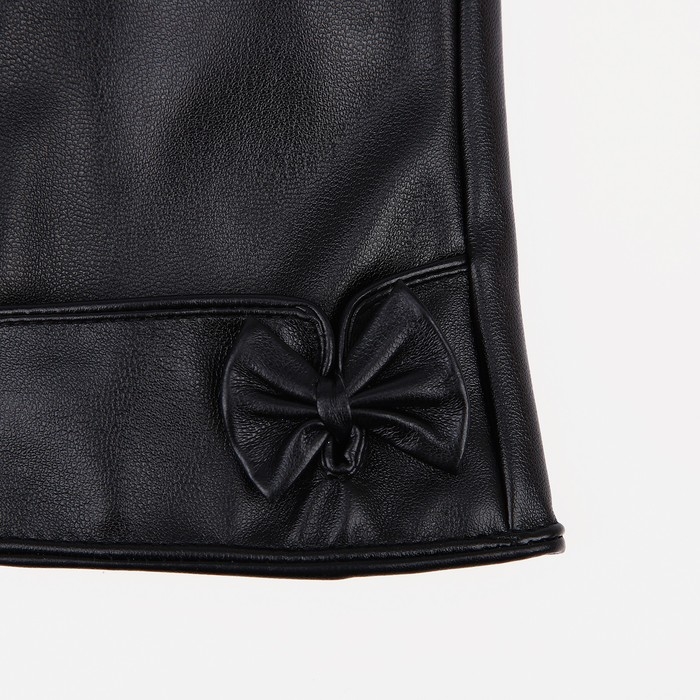 Перчатки женские, безразмерные, с утеплителем, цвет чёрный Перчатки женские, безразмерные, с утеплителем, цвет чёрный