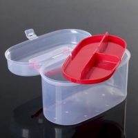 Органайзер для хранения со вставкой, 15&times;7,5&times;10 см, цвет МИКС