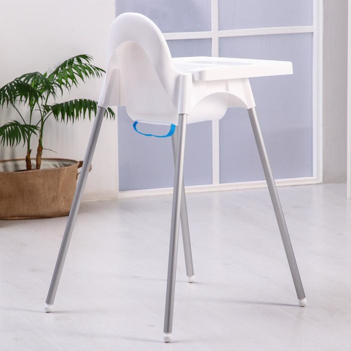 Стульчик для кормления пластиковый, цвет белый Стульчик для кормления пластиковый, цвет белый