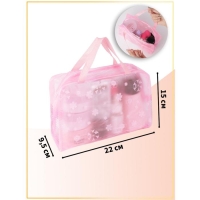 Косметичка на молнии, цвет розовый Косметичка на молнии, цвет розовый