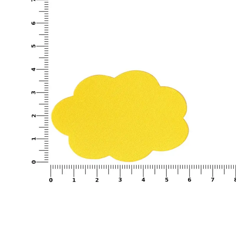 Наклейка тканевая Lunga Calum, L, желтая Наклейка тканевая Lunga Calum, L, желтая