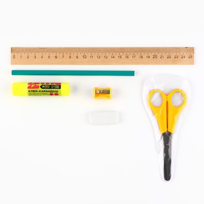 Набор первоклассника в папке 13 предметов &laquo;1 сентября: Новых знаний! Зверята&raquo;