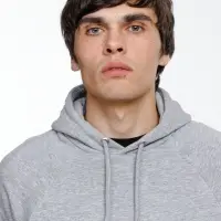 Толстовка унисекс Stellar, серый меланж, размер M