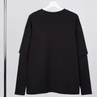 Футболка оверсайз с двойным рукавом Kosmos, черная, размер M/L