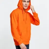 Толстовка на молнии с капюшоном Siverga 2.0, оранжевая, размер XL