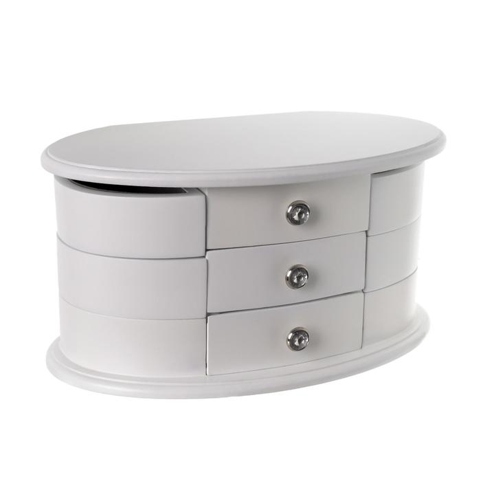 Шкатулка для украшений &laquo;Веер с раздвижными ящиками&raquo;, дерево, 26.3&times;14.2&times;13 см