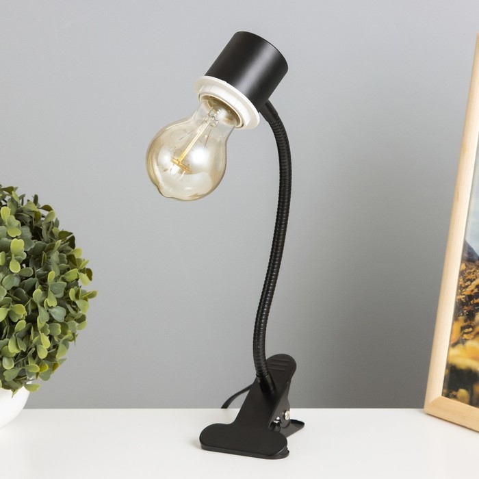 Настольная лампа Настольная лампа "Арни" Е27 15Вт черный 22х10х35 см