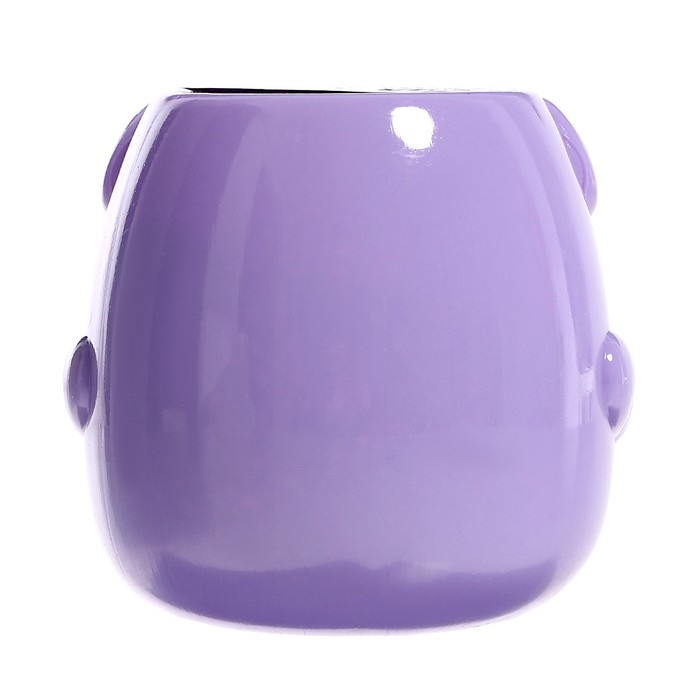 Набор для опытов &laquo;Котики. Выращиваем травку&raquo;, фиолетовый горшочек