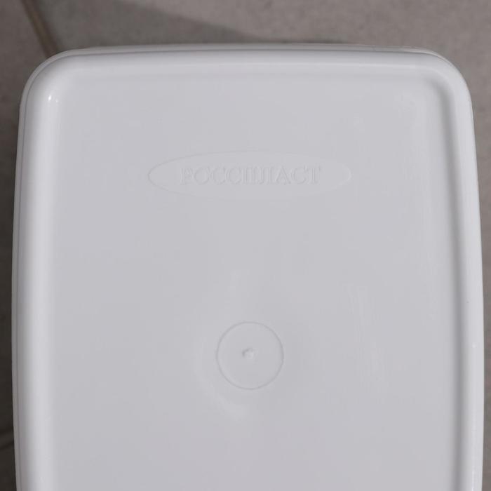 Контейнер для мусора «Камелия», 4 л, белый Контейнер для мусора «Камелия», 4 л, белый