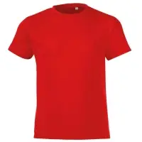 Футболка детская Regent Fit Kids, красная, на рост 106-116 см (6 лет)
