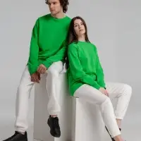 Свитшот унисекс BNC Inspire (Organic), зеленый, размер L