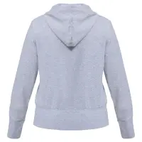 Толстовка женская Hooded Full Zip серый меланж, размер S