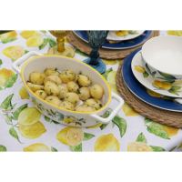 Форма для выпечки из жаропрочной керамики овальная Доляна «Лимон», 27,5×15 см, цвет белый Форма для выпечки из жаропрочной керамики овальная Доляна «Лимон», 27,5×15 см, цвет белый