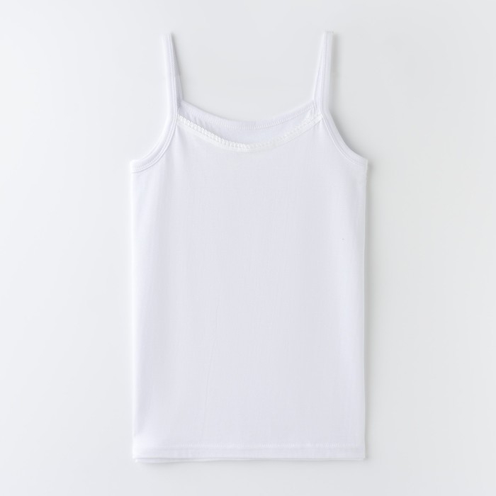 Майка детская для девочки, цвет белый, рост 158 см Майка детская для девочки, цвет белый, рост 158 см