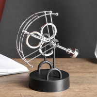 Маятник настольный антистресс &laquo;Сфера: кольца&raquo;, 10.5&times;15.5&times;20 см