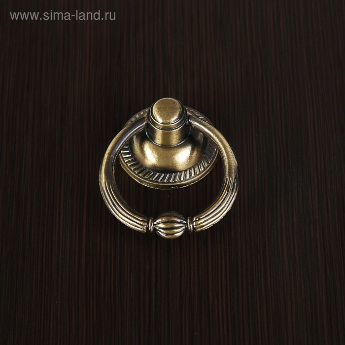 Ручка кнопка ТУНДРА РК020AB, цвет бронза Ручка кнопка ТУНДРА РК020AB, цвет бронза