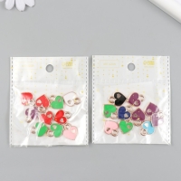 Декор для творчества пластик под металл "Сердце в сердце" МИКС набор 10 шт 0,2х1,5х1,9 см Декор для творчества пластик под металл "Сердце в сердце" МИКС набор 10 шт 0,2х1,5х1,9 см