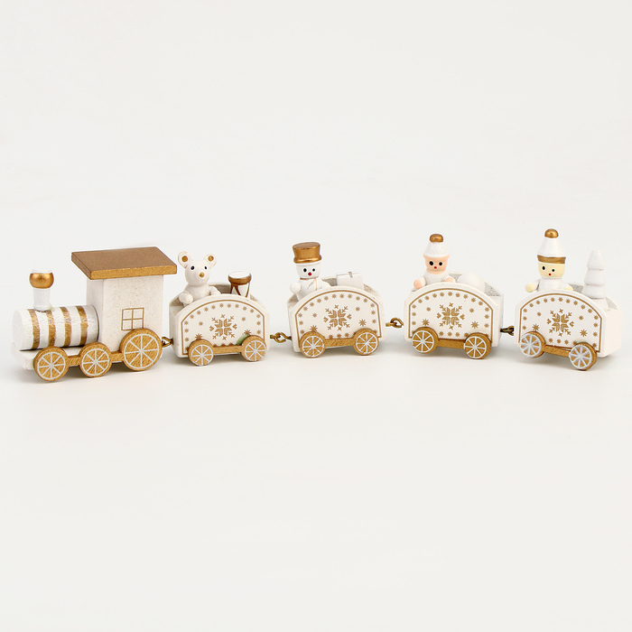 Новогодний декор &laquo;Сказочный поезд&raquo; 23&times;5&times;2 см, МИКС