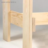 Стол к набору "Дачный" 160х70 см, натуральная сосна Стол к набору "Дачный" 160х70 см, натуральная сосна