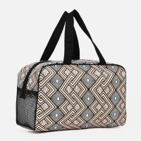 Косметичка на молнии, цвет коричневый