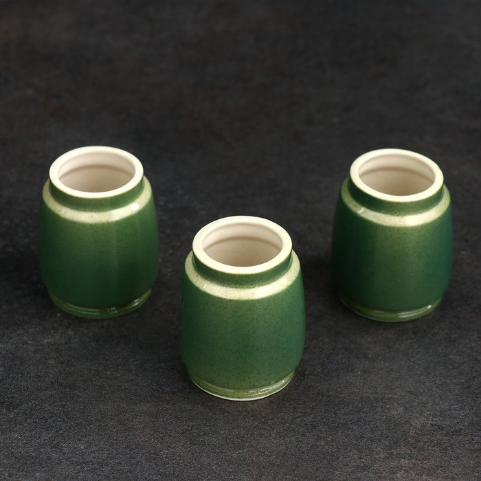 Набор фарфоровый: штоф &laquo;Генерал&raquo;, 0.5 л + 3 рюмки, гильза