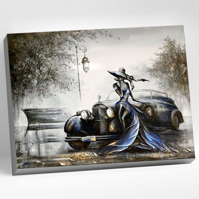 Картина по номерам &laquo;В стиле ретро&raquo;, 40 &times; 50 см, 21 цвет