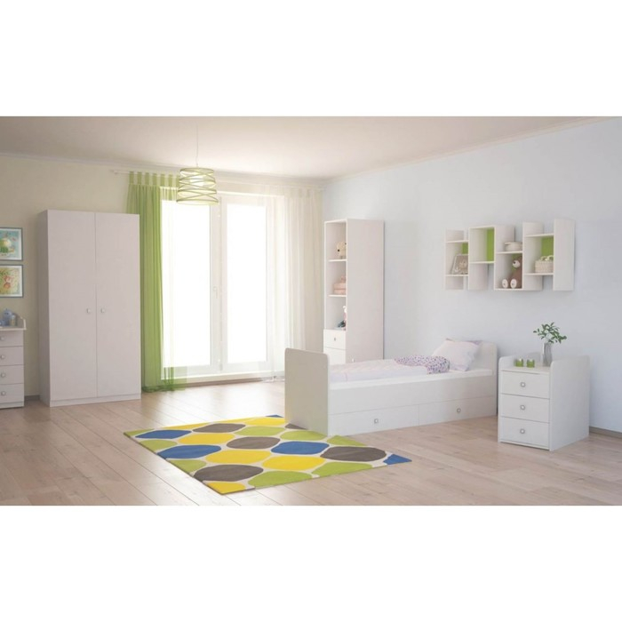 Детская кровать-трансформер &laquo;Фея 1100&raquo;, цвет белый