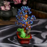 Сувенир "Денежное дерево со слоном" 132 глазика 20х9,5х7,2 см Сувенир "Денежное дерево со слоном" 132 глазика 20х9,5х7,2 см