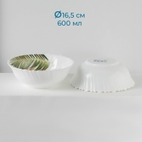 Сервиз столовый Avvir &laquo;Юкка&raquo;, 18 предметов: 6 тарелок d=16,5 см, d=17,5 см, d=23 см, стеклокерамика, цвет белый