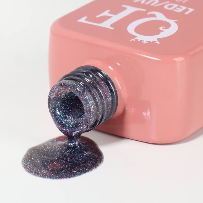 Гель лак для ногтей &laquo;CAT`S EYE SHINE&raquo;, 3-х фазный, 10 мл, LED/UV, цвет голубой (39)