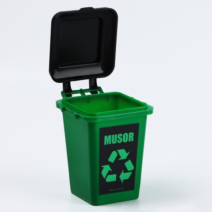 Мусорное ведро настольное &laquo;MUSOR&raquo;, 12 х 9 см