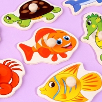 Рамка-вкладыш «Подбери картинку. Морские обитатели» Рамка-вкладыш «Подбери картинку. Морские обитатели»